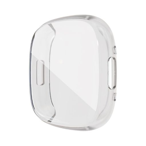 Fitbit Versa 4/Sense 2 TPU Electroplating Watch Case - Transparent Cover - 1
