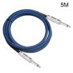6.35mm Male to Male Electric Guitar Mono Audio Cable 5m - TC048BL - 1