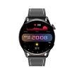 GW69 Smart Watch - BT Call, Heart Rate, BP, Blood Oxygen, Black/Leather Strap - 4