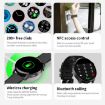 GW69 Smart Watch - BT Call, Heart Rate, BP, Blood Oxygen, Black/Leather Strap - 7