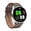 GW69 Smart Watch - BT Call, Heart Rate, BP, SpO2, Silver/Brown Strap - 2
