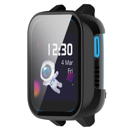 Xplora XGO3 Tempered Glass Film PC Watch Case - Black - 1