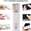 Q6E 7 in 1 Bluetooth Headphone & Keyboard Cleaning Tools Set - Pink - 3