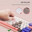 Q6E 7 in 1 Bluetooth Headphone & Keyboard Cleaning Tools Set - Pink - 7