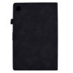 Samsung Galaxy Tab A8 10.5 2021 Black Embossed Smile Leather Case - 3