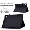 Samsung Galaxy Tab A8 10.5 2021 Black Embossed Smile Leather Case - 5