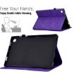 Samsung Galaxy Tab A8 10.5 2021 Purple Embossed Smile Leather Case - 5