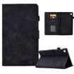 Samsung Galaxy Tab A 8.0 2019 T290 Embossed Smile Leather Case Black - 1