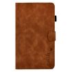 Samsung Galaxy Tab A 8.0 2019 T290 Brown Embossed Smile Leather Case - 2