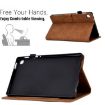 Samsung Galaxy Tab A 8.0 2019 T290 Brown Embossed Smile Leather Case - 5