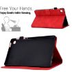 Samsung Galaxy Tab A7 10.4 2020 T500 Red Embossed Smile Leather Case - 5