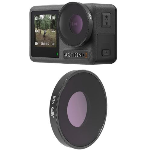 JSR LS ND8 Lens Filter for DJI Osmo Action 3 Camera - 1