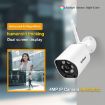 SriHome SH034C 4.0MP AI Tracking WiFi Outdoor Camera (AU Plug) - 2