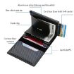 RFID Carbon Fiber Wallet for Men - C1804H1 Orange Carbon Fibre - 3