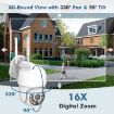 QX59 1080P HD WiFi Surveillance Camera with Night Vision & Audio, AU Plug - 6