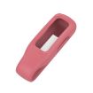 Fitbit Inspire 3 Red Silicone Clip Case Cover - Steel Sheet Protection - 3
