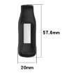 Fitbit Inspire 3 Red Silicone Clip Case Cover - Steel Sheet Protection - 6
