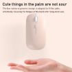 FOREV FVW312 Wireless Dual Mode Mouse, 1600dpi Bluetooth 2.4G, White - 2