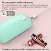 FOREV FVW312 Wireless Dual Mode Mouse, 1600dpi Bluetooth 2.4G, White - 4