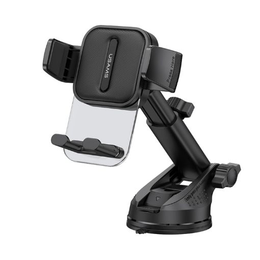 USAMS US-ZJ072 Car Console Retractable Transparent Holder - Black - 1
