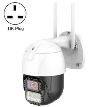 QX67 3MP AI Alarm WiFi Dome IP Camera with Humanoid Recognition, UK Plug - 1
