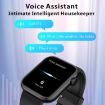QX7 Smart Watch Pink Gold - 1.85" TFT, Bluetooth Call, Heart Monitor - 6