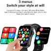 D07 1.7" Square Screen Smart Watch with NFC Payment Encoder - Gold - 4