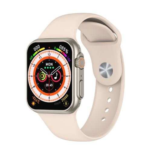 N8 Ultra 2.02" Smart Watch - Heart Rate & Blood Oxygen Monitor (Gold) - 1