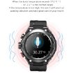 T92 1.28" IPS Smart Watch & Bluetooth Headset, Heart Rate, Music, Black - 4