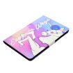 Pink Horse Leather Case - Electric Horizontal Flat with Pen Cover & Card Slot - 7