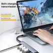 Y003 5-in-1 USB-C Adapter: USB3.1, USB2.0, Dual USB-C, 3.5mm Audio - 6