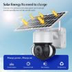 Solar Battery Powered Floodlight PTZ Camera with PIR Detection, 2.4G Wifi - 3