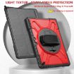Microsoft Surface Pro 9/10/11 Shockproof Rotatable Kickstand Case - Red - 2