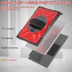 Microsoft Surface Pro 9/10/11 Shockproof Rotatable Kickstand Case - Red - 4