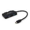 Onten OTN-9102 4-Port USB3.0 HUB Docking Station - Black Portable - 1