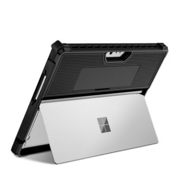 Microsoft Surface Pro 8 Black Striped Hollow Tablet Case - 1