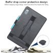 TCL 10 TabMax 4G Leather Case with Holder & Bandage - Black - 5
