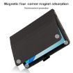 TCL NxtPaper 10s Black Leather Tablet Case with Holder - Skin Texture - 6