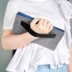 TCL Tab Pro 5G Black Leather Tablet Case with Holder - Flower Embossed - 7