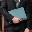 Microsoft Surface Pro 8 Black Leather Tablet Case with Cloth Texture - 8