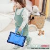 Samsung Galaxy Tab A8 10.5 2021 Case Silicone + PC Bracelet Holder Navy - 6