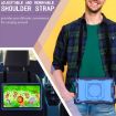 Samsung Galaxy Tab A8 10.5 2021 Case Silicone + PC Bracelet Holder Navy - 8