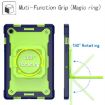 Samsung Galaxy Tab A8 10.5 2021 Silicone PC Case Navy Blue/Yellow Green - 3