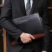 Microsoft Surface Book 3/2/1 15" Leather Laptop Case - Black Brown - 8