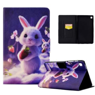 Samsung Galaxy Tab A 8.0 2019 TPU Leather Case - Strawberry Bunny - 1