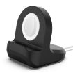 Google Pixel Watch Silicone Charging Holder - Black, Smart Watch Accessory - 1