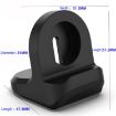 Google Pixel Watch Silicone Charging Holder - Black, Smart Watch Accessory - 2