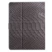 7" Tablet Case - Black Crocodile Texture Leather Cover - 3