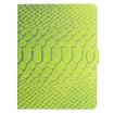8" Tablet Case - Green Crocodile Texture Leather Cover - 2