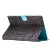 8" Tablet Case - Black Crocodile Texture Leather Cover - 4